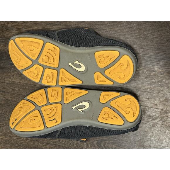 Olukai Nohea Mesh Boat Shoe 10.5 Dark Shadows Gray main image 8